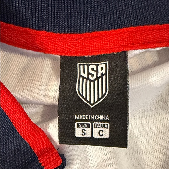 Colorblock Jacket - Red, White, and Blue USA Olympic/Soccer Unisex Small Pockets - Picture 5 of 6